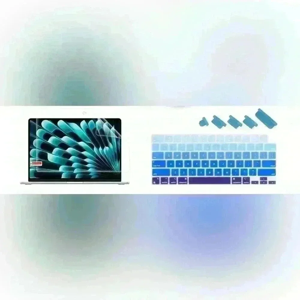 2024/2023 MacBook Air 15 Inch Accessories Screen Protector, Keyboard Protector